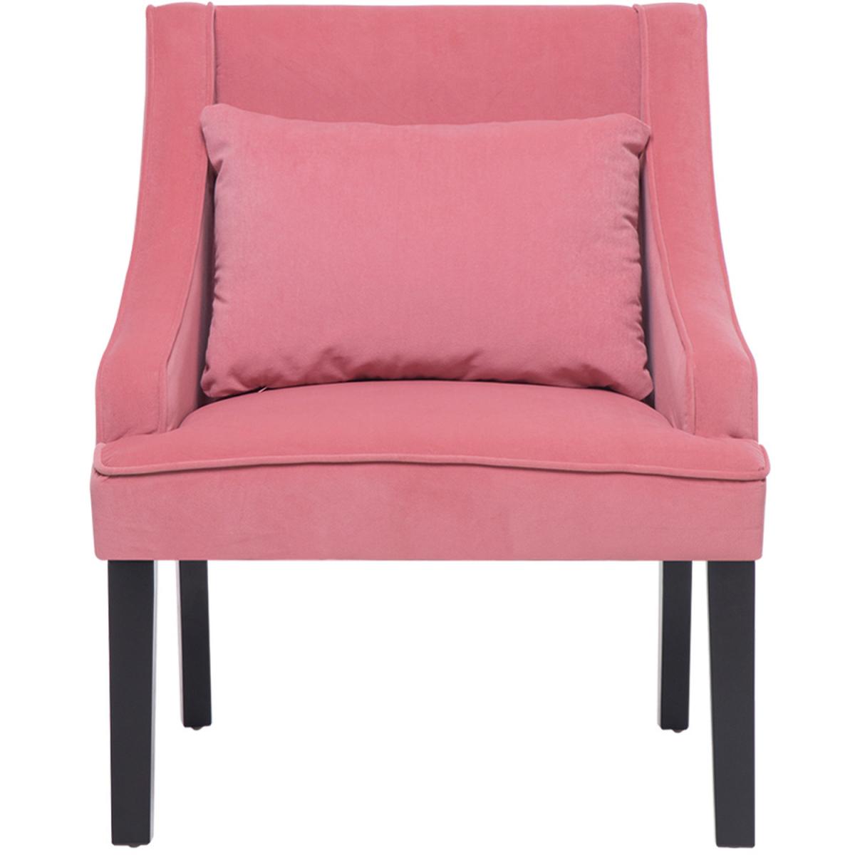 Velvet Accent Dining Chair - Pink – image 2