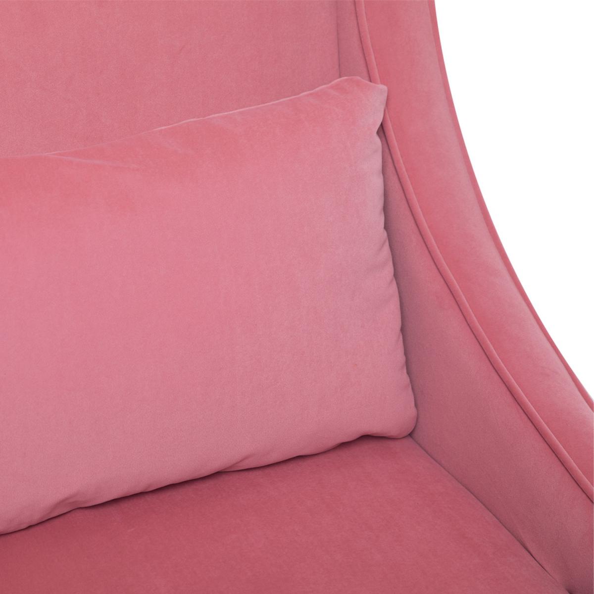 Velvet Accent Dining Chair - Pink – image 4