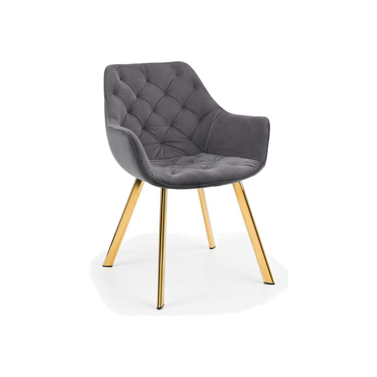 Set Of 2 Lorenzo Dining Chairs - Grey - Grey – image 1