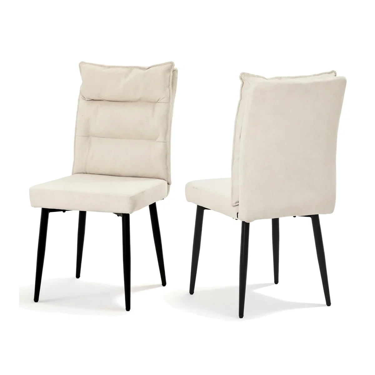 Dining Chair Set of 2 Beige - Beige – image 1