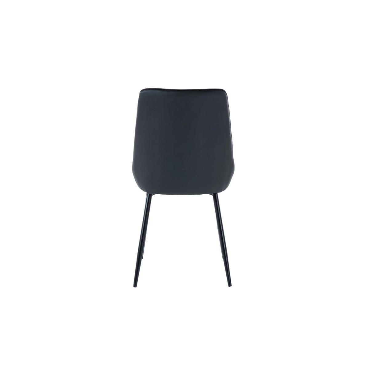Pair of Sorrento Dining Chairs - Dark Grey – image 11