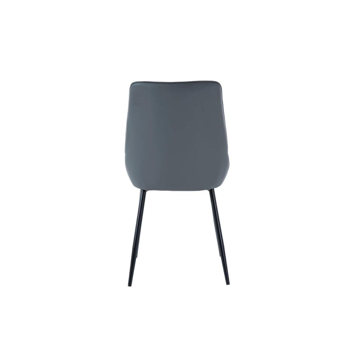 Pair of Sorrento Dining Chairs - Dark Grey – image 6