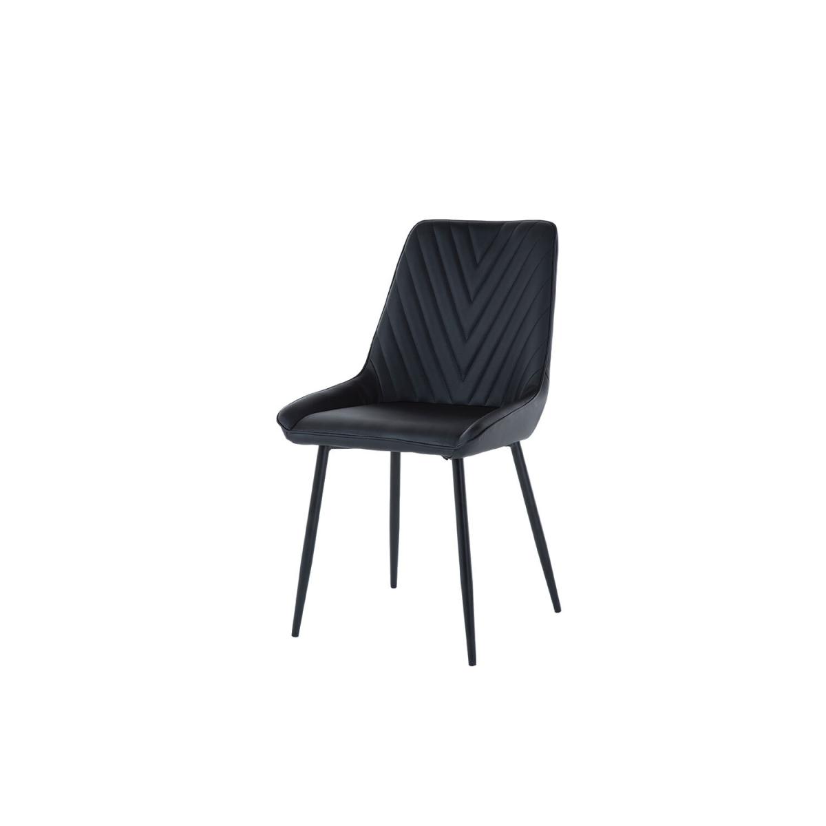 Pair of Sorrento Dining Chairs - Dark Grey – image 8