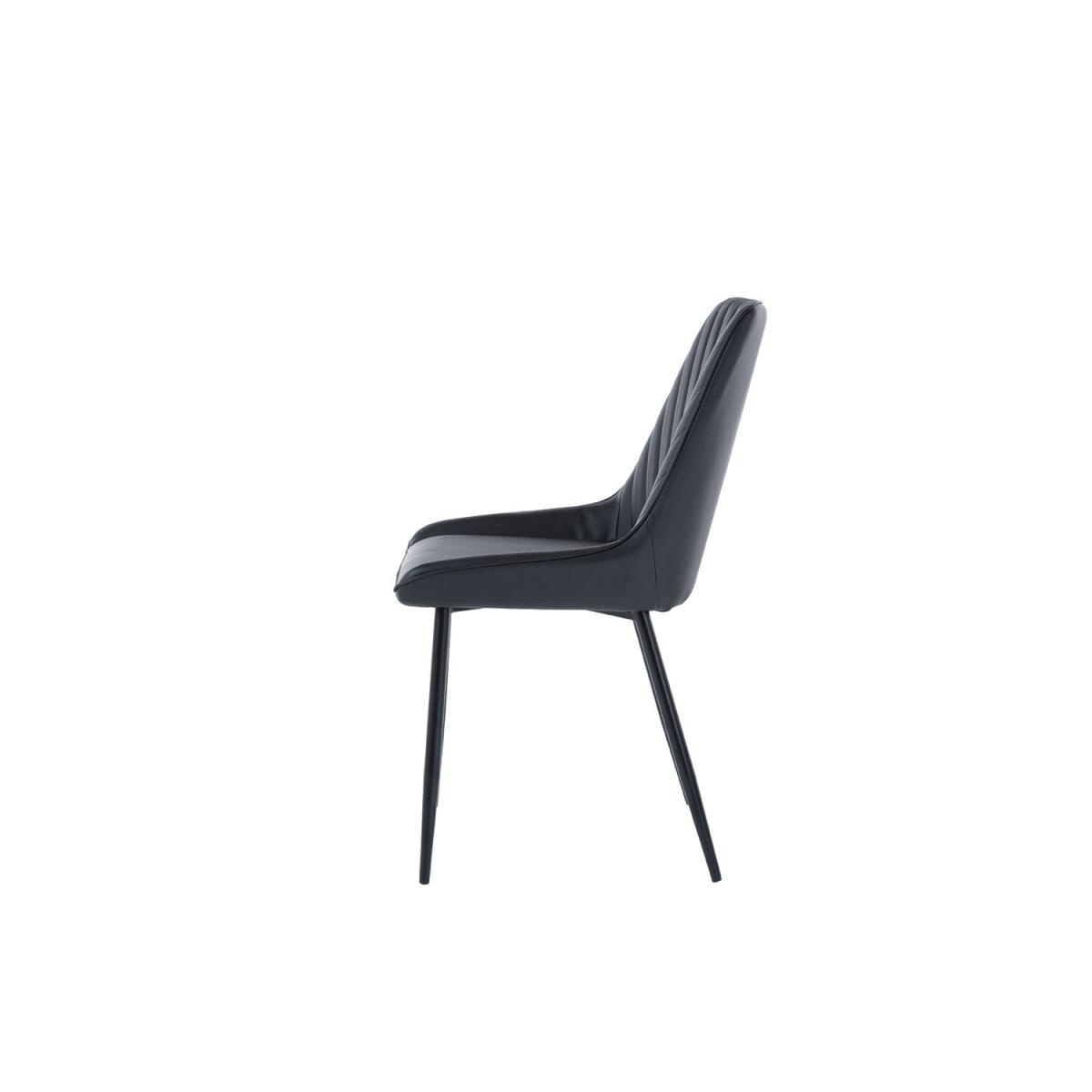 Pair of Sorrento Dining Chairs - Dark Grey – image 10