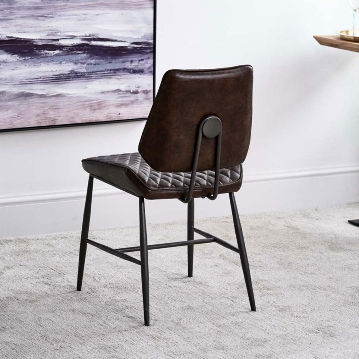 Digby Dining Chair - Dark Brown – image 2