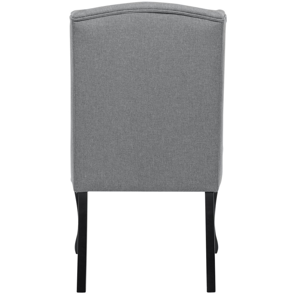 Linen Dining Chair Set Of 2 - Grey – image 3