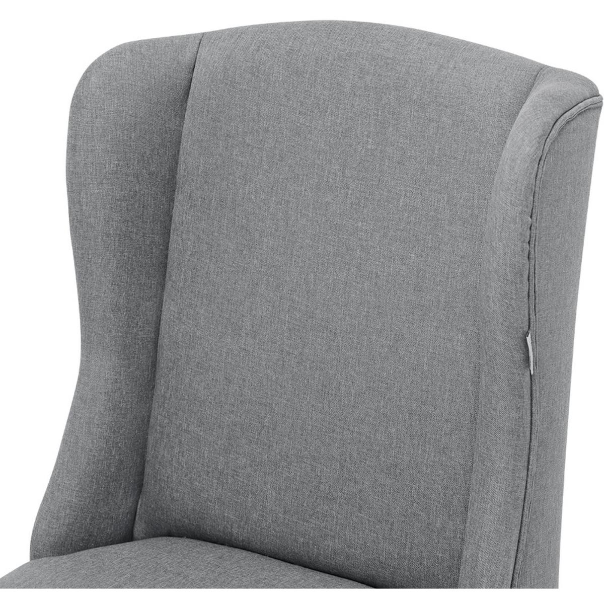 Linen Dining Chair Set Of 2 - Grey – image 5