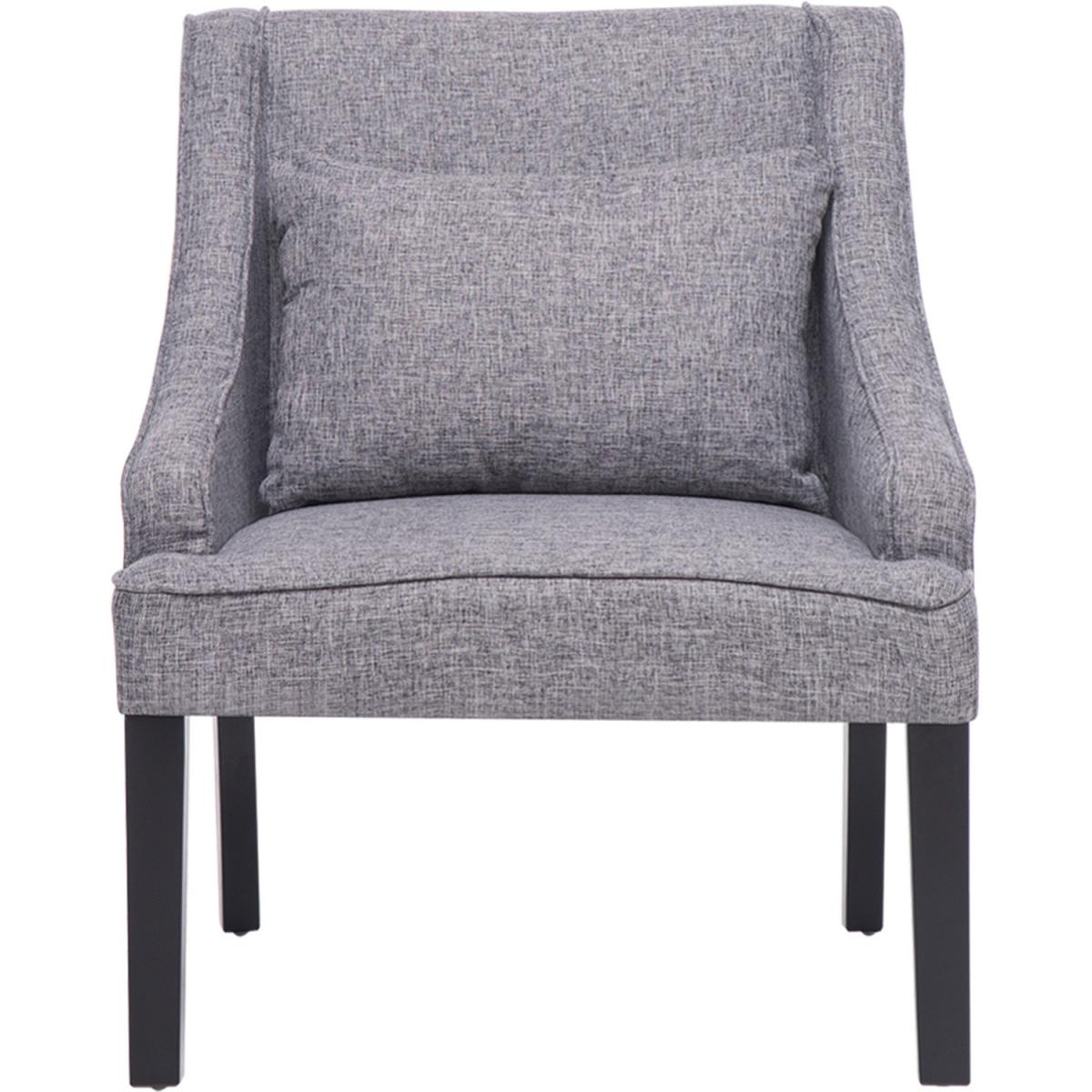 Linen Accent Dining Chair - Grey – image 2