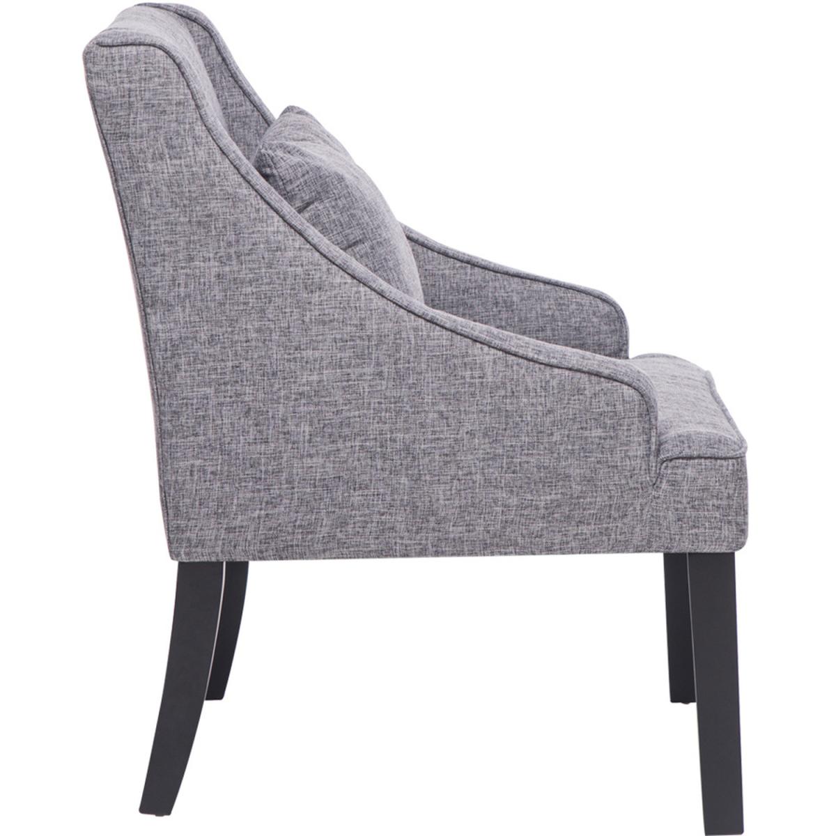 Linen Accent Dining Chair - Grey – image 3
