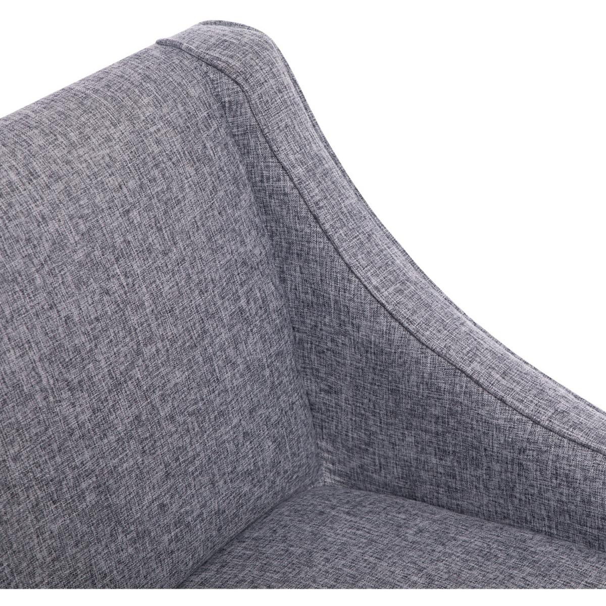 Linen Accent Dining Chair - Grey – image 5