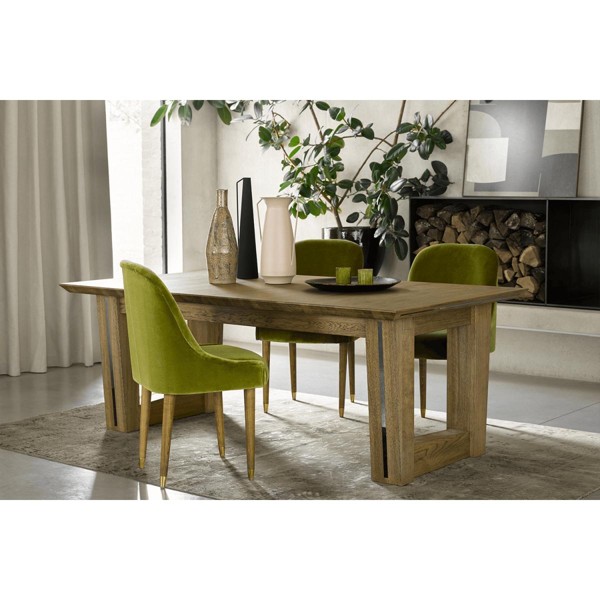 Arabella Dining Chair in Wishing Well Organic Smart Cotton – image 2