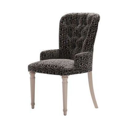 Sinclair Dining Chair in Dark Natural Leopard – image 1
