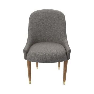 Arabella Dining Chair in Badger Dappled Viscose Wool – image 1