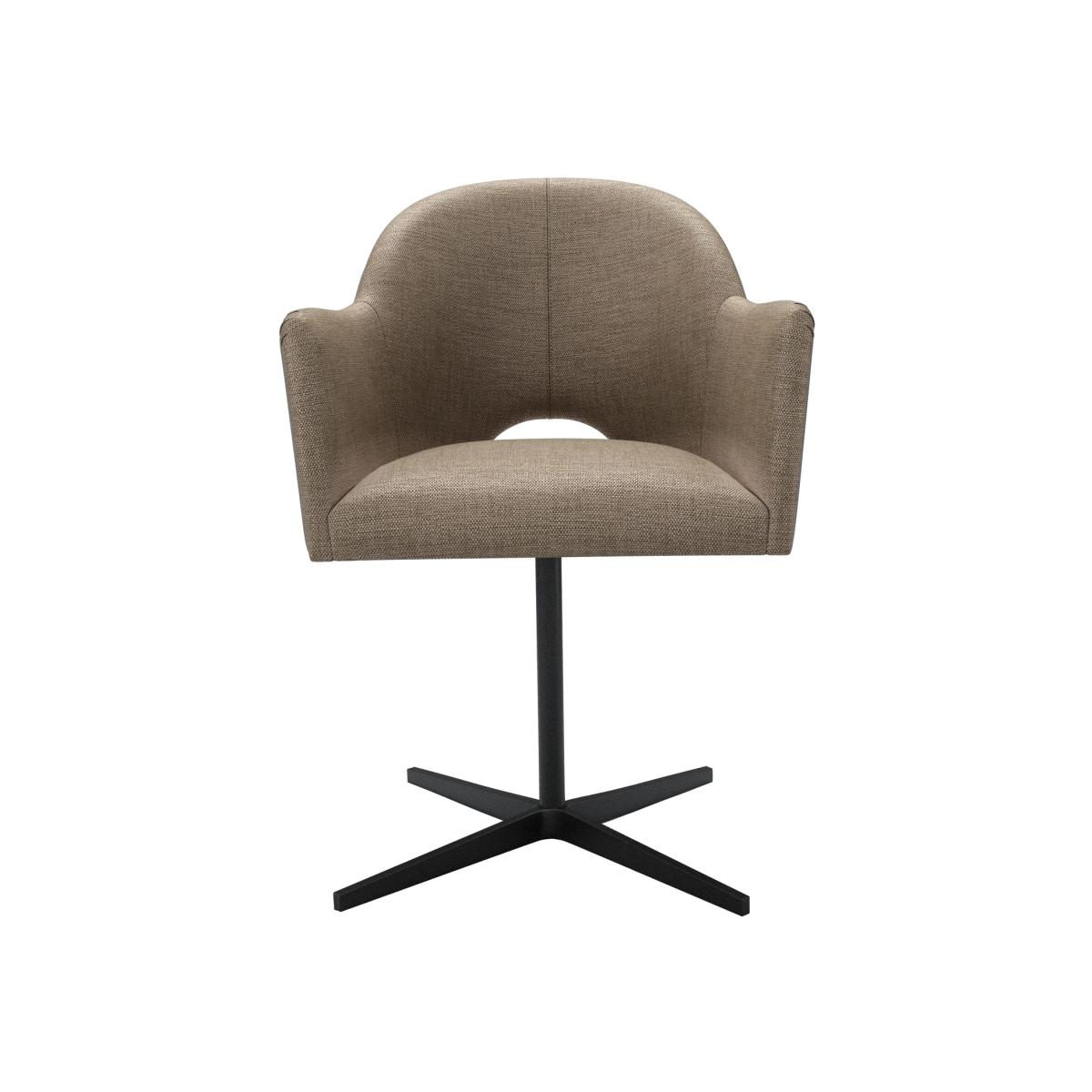Lupin Dining Chair in Greige Florence Textured Weave – image 1
