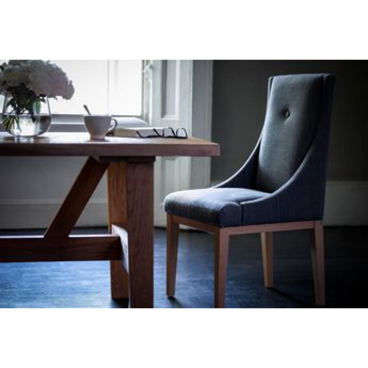 Carrington Dining Chair in Frost Highland Tweed - sofa.com – image 2