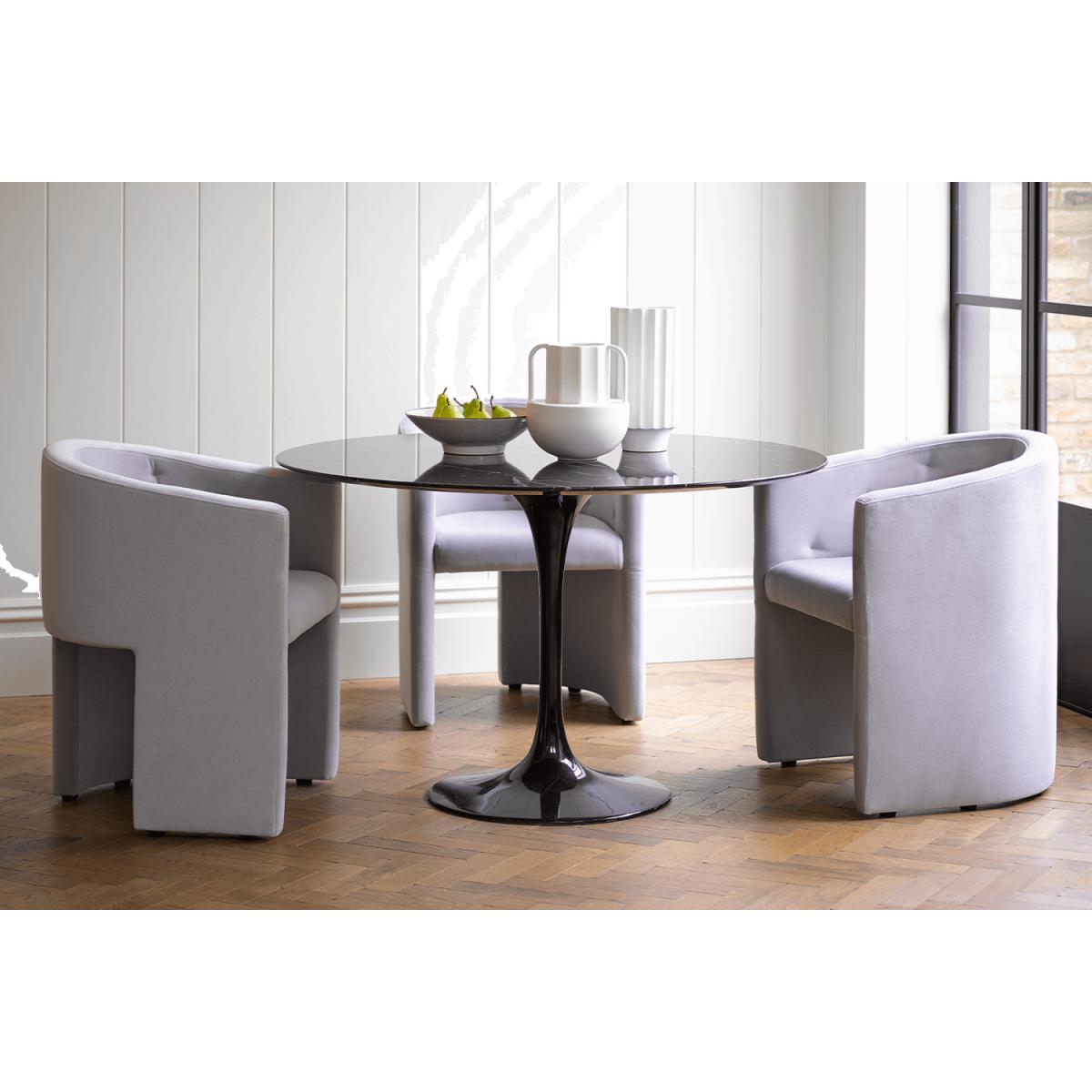 Coco Dining Chair in Anthracite Quartz – image 1