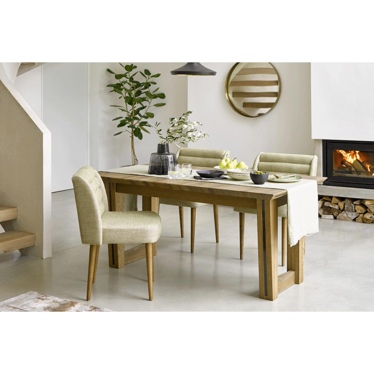 Lola Dining Chair in Elderflower Organic Smart Cotton – image 7
