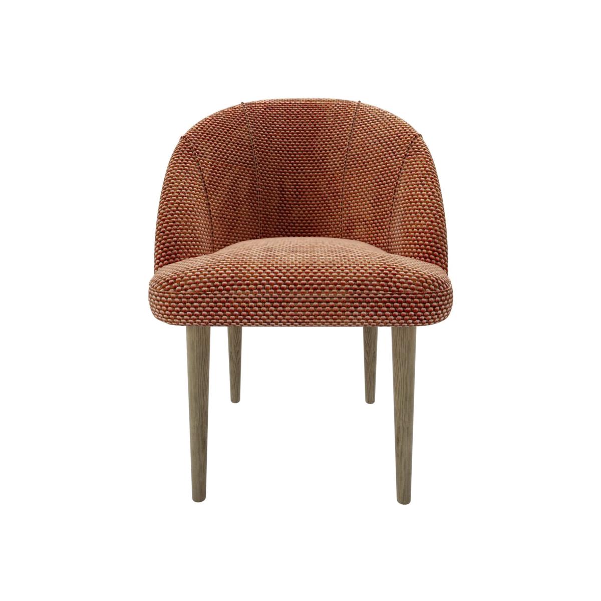 Piper Dining Chair in Pomegranate Bubble Velvet – image 1