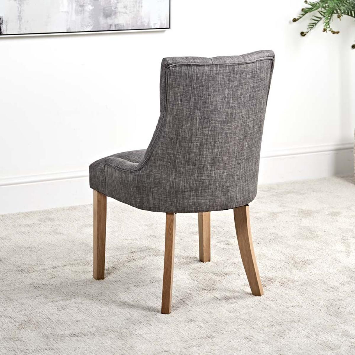 Henry Grey Dining Chair Set of 2 – image 2