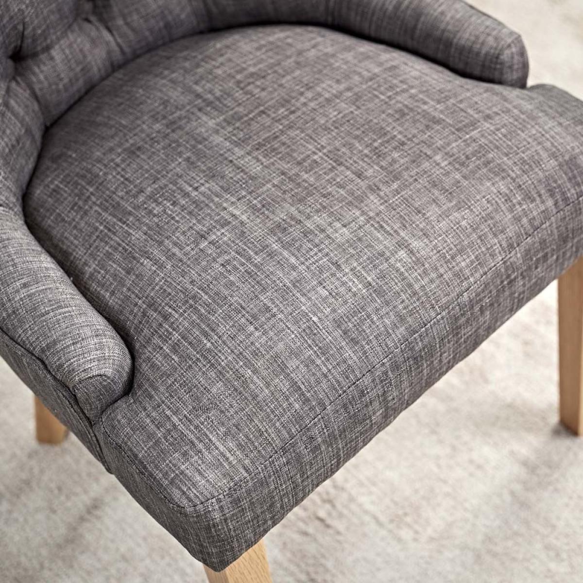 Henry Grey Dining Chair Set of 2 – image 6