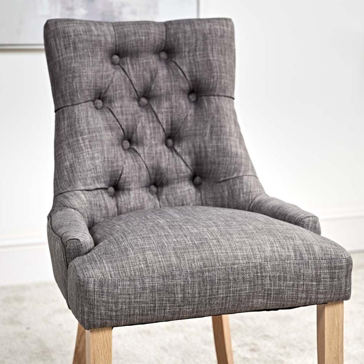 Henry Grey Dining Chair Set of 2 – image 7