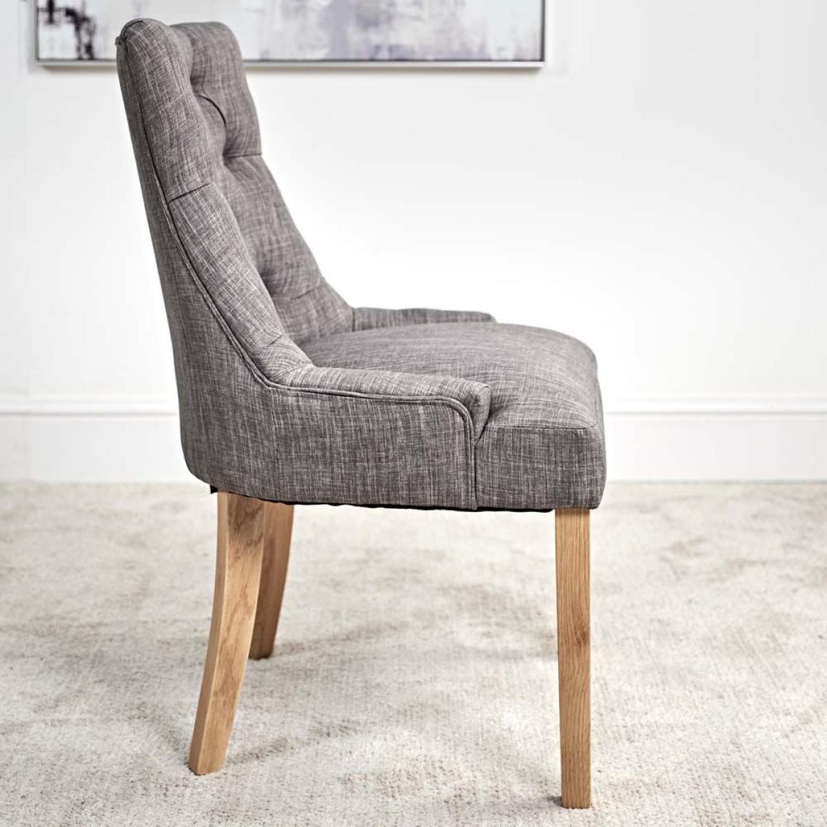 Henry Grey Dining Chair Set of 2 – image 8