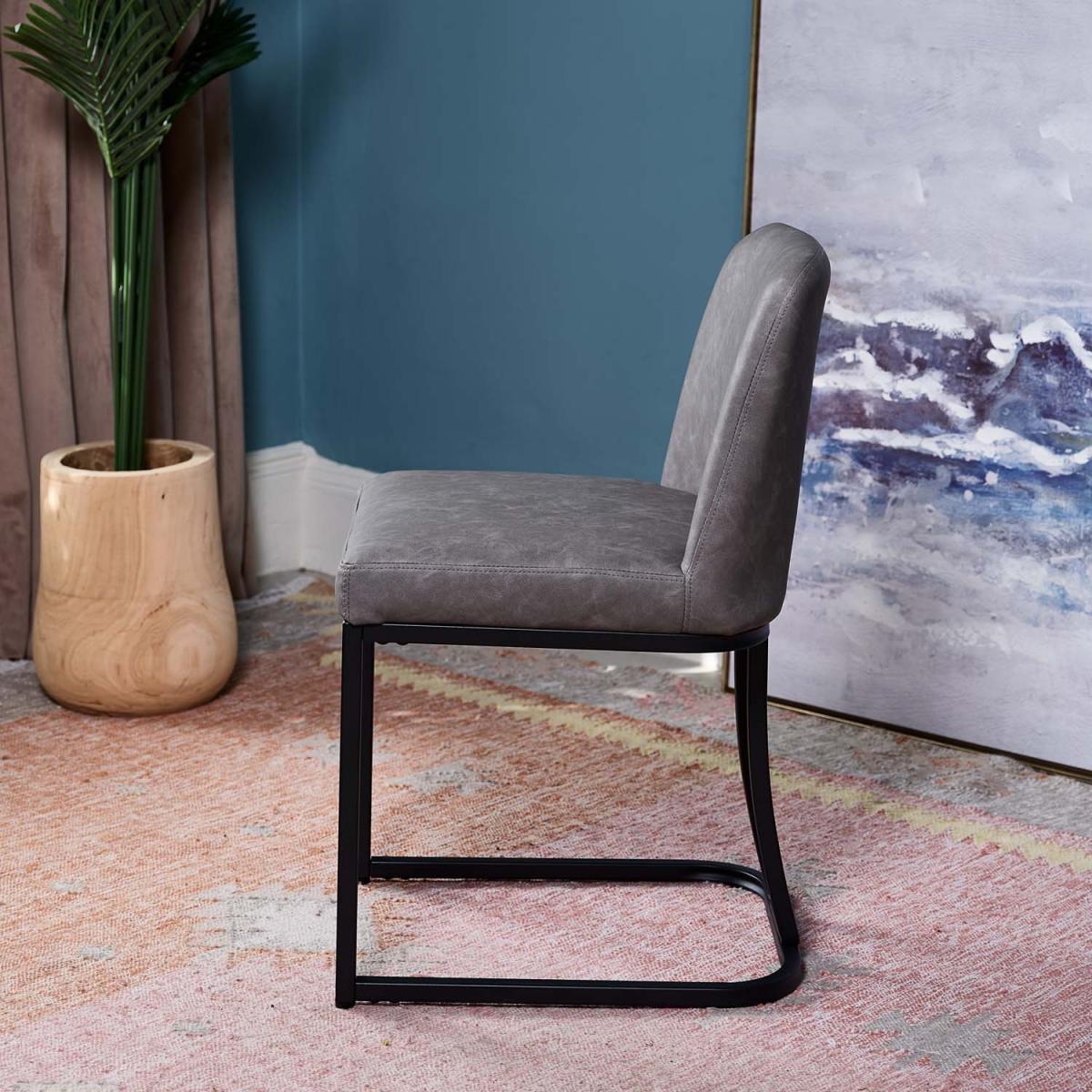 Timothy Dining Chair - Grey Set of 2 – image 3