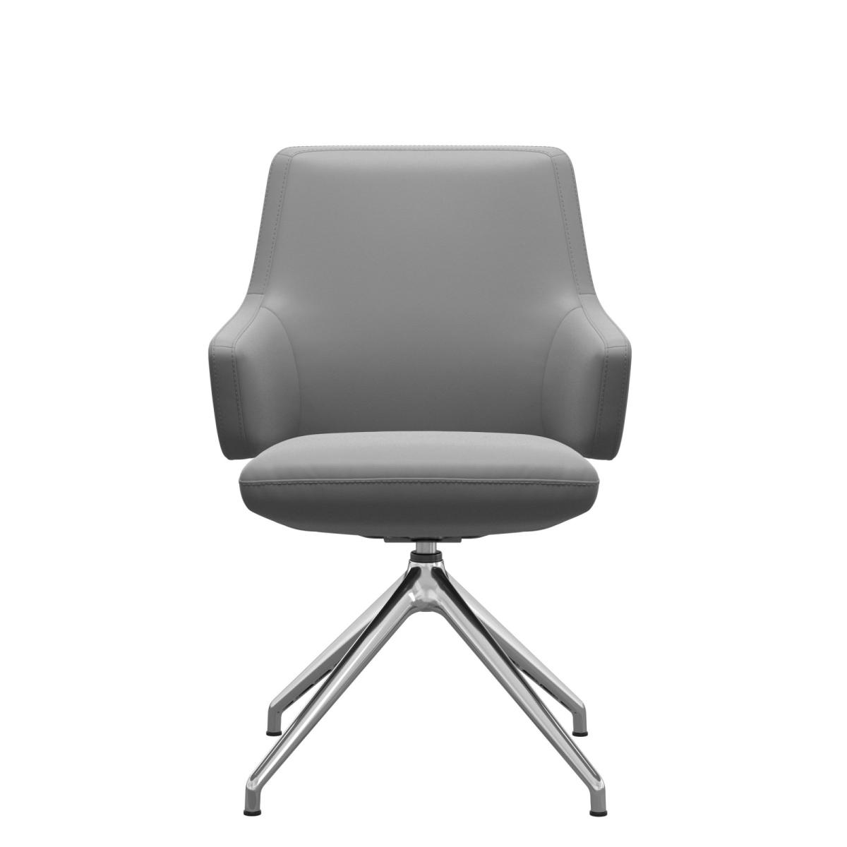 Stressless Vanilla Low Back Dining Chair with Cross Base - Stressless Vanilla Low Back Dining Chair Cross Base - Large - Paloma – image 4
