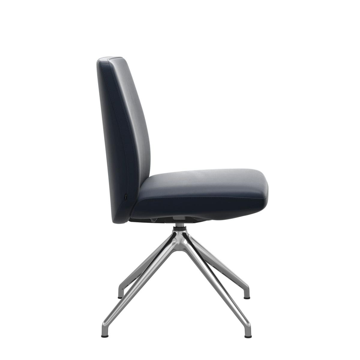 Stressless Vanilla Low Back Dining Chair with Cross Base - Stressless Vanilla Low Back Dining Chair Cross Base - Large - Paloma – image 5