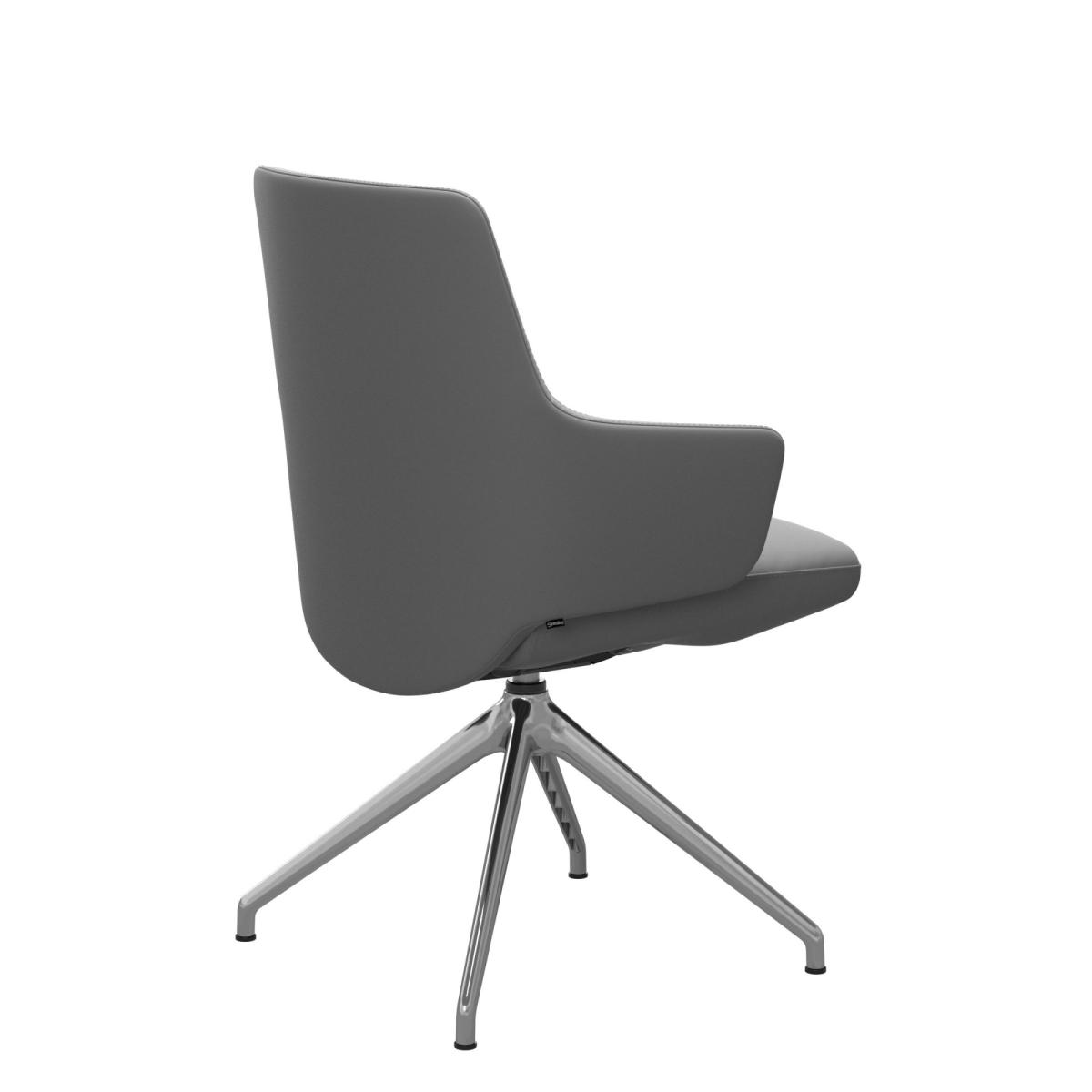 Stressless Vanilla Low Back Dining Chair with Cross Base - Stressless Vanilla Low Back Dining Chair Cross Base - Large - Paloma – image 8