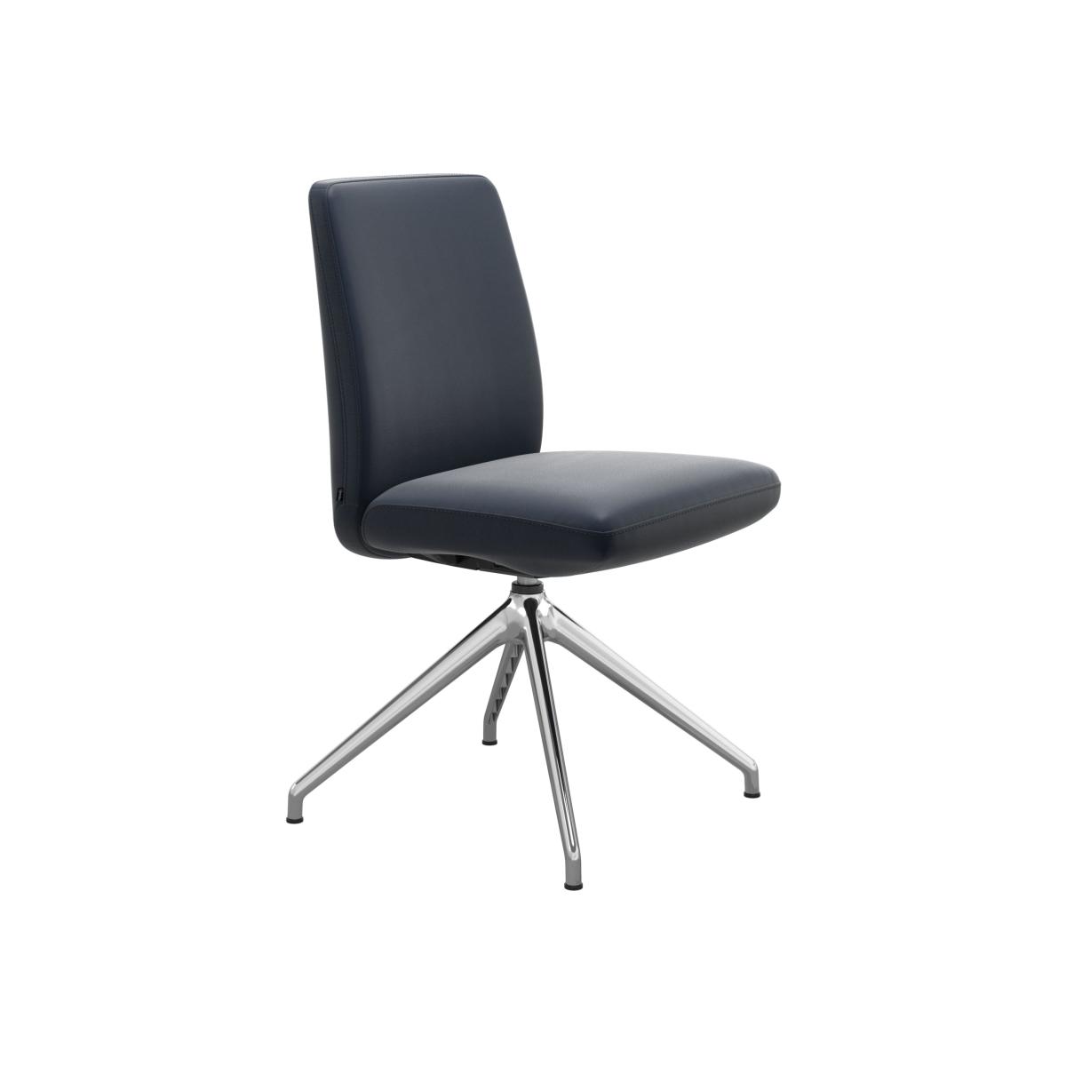 Stressless Vanilla Low Back Dining Chair with Cross Base - Stressless Vanilla Low Back Dining Chair Cross Base - Large - Paloma – image 1
