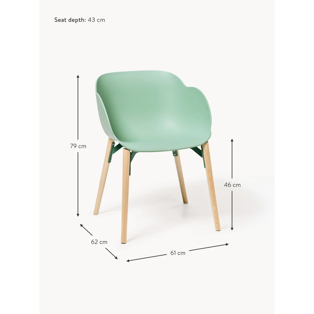 Dining Chair Tula with Armrests – image 8