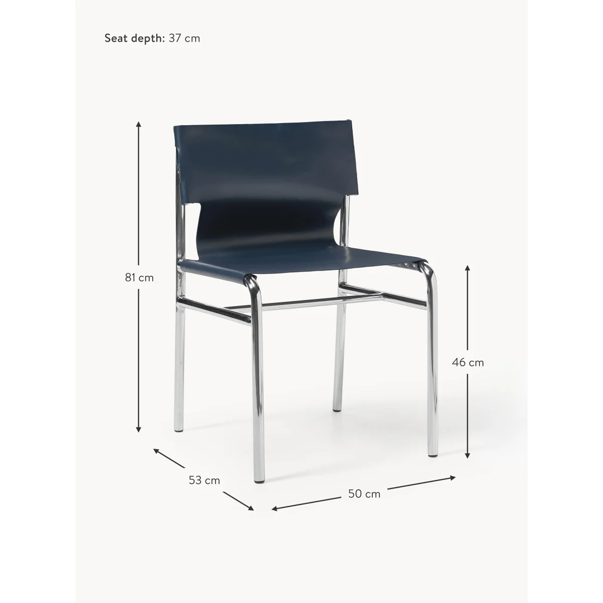 Leather Dining Chair Jordan – image 9