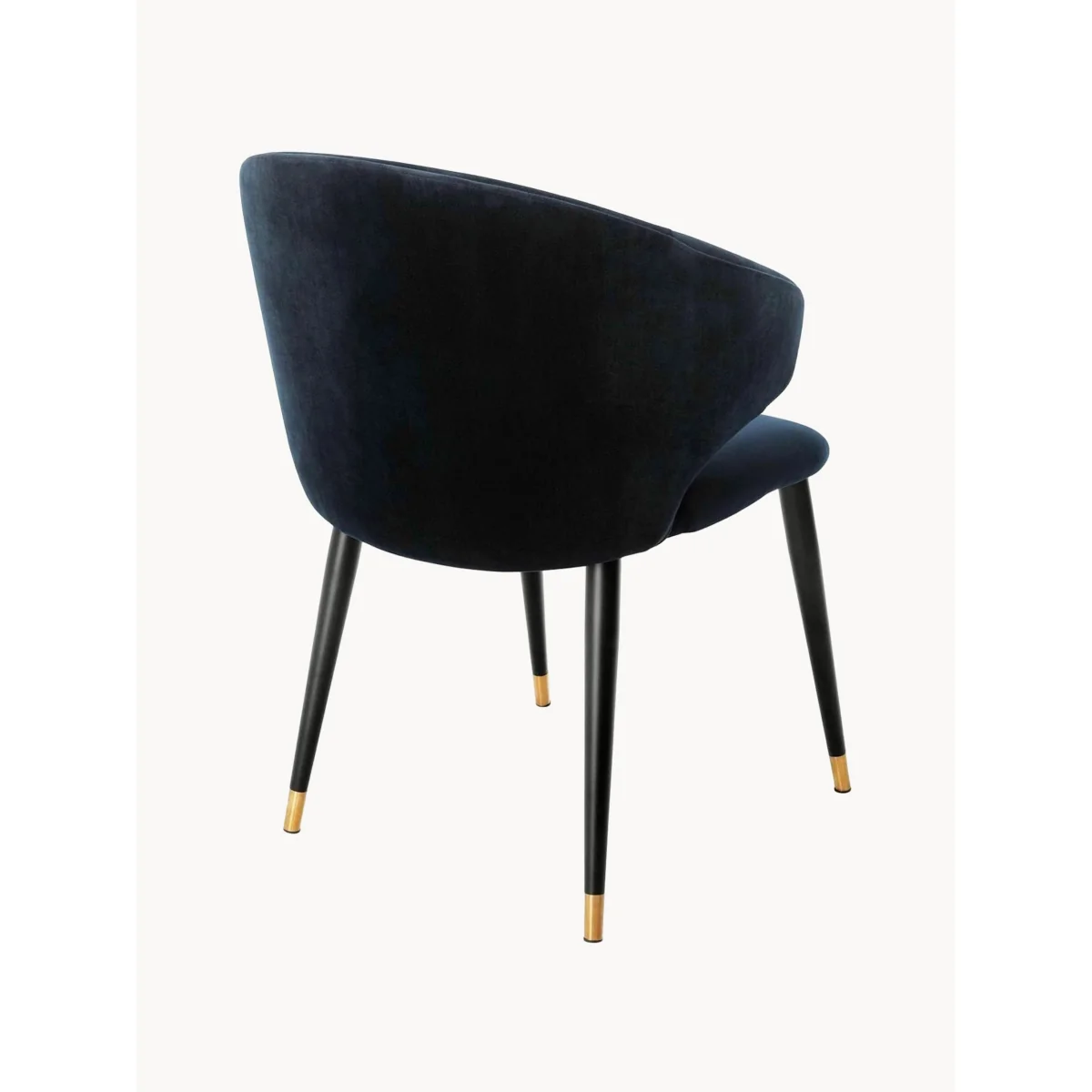 Velvet Dining Chair Volante with Armrests – image 3