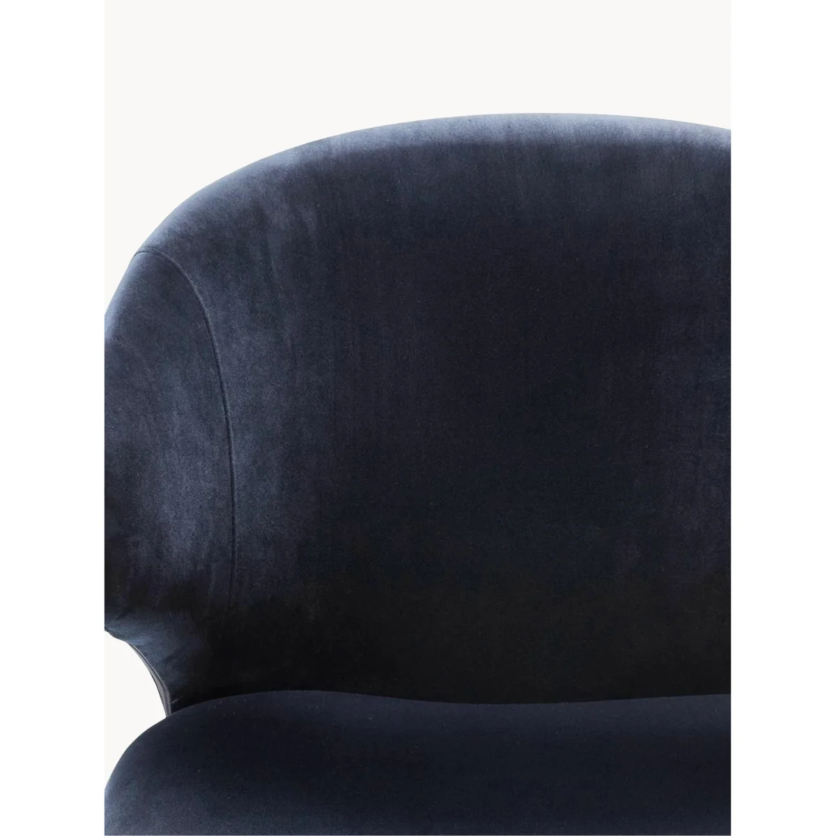 Velvet Dining Chair Volante with Armrests – image 4