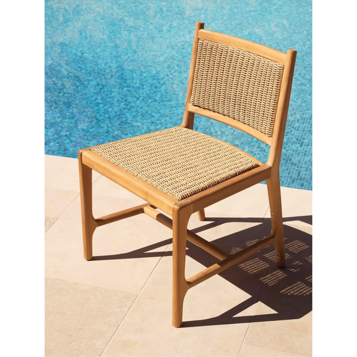 Teak Wood Garden Dining Chair Pivetti – image 2
