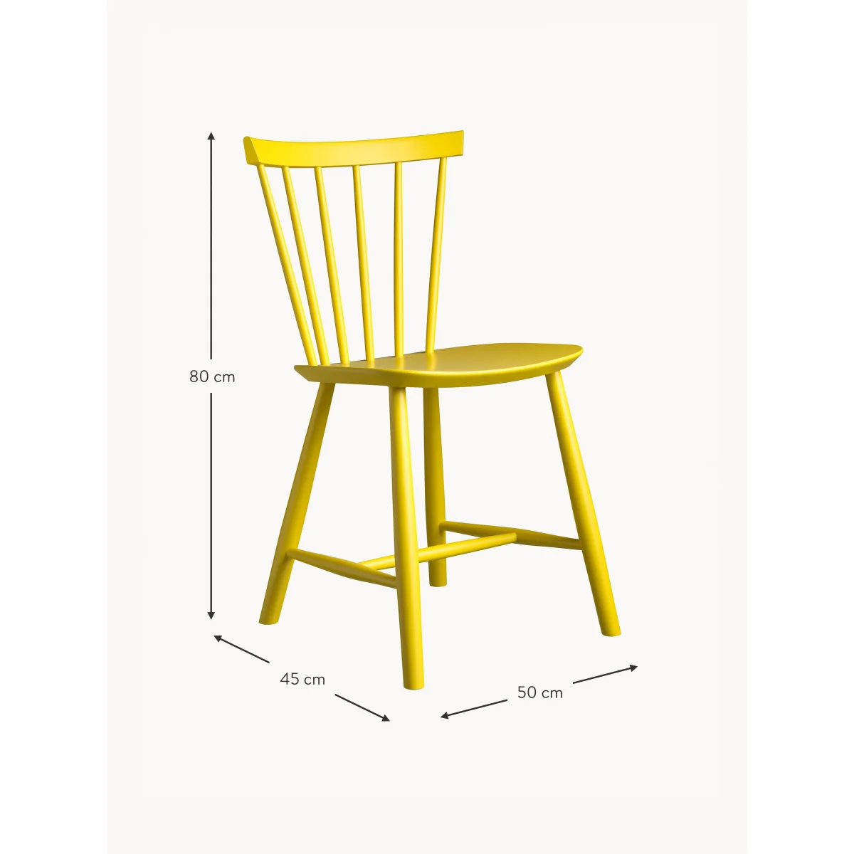 Handmade Beech Wood Dining Chair J46 – image 3