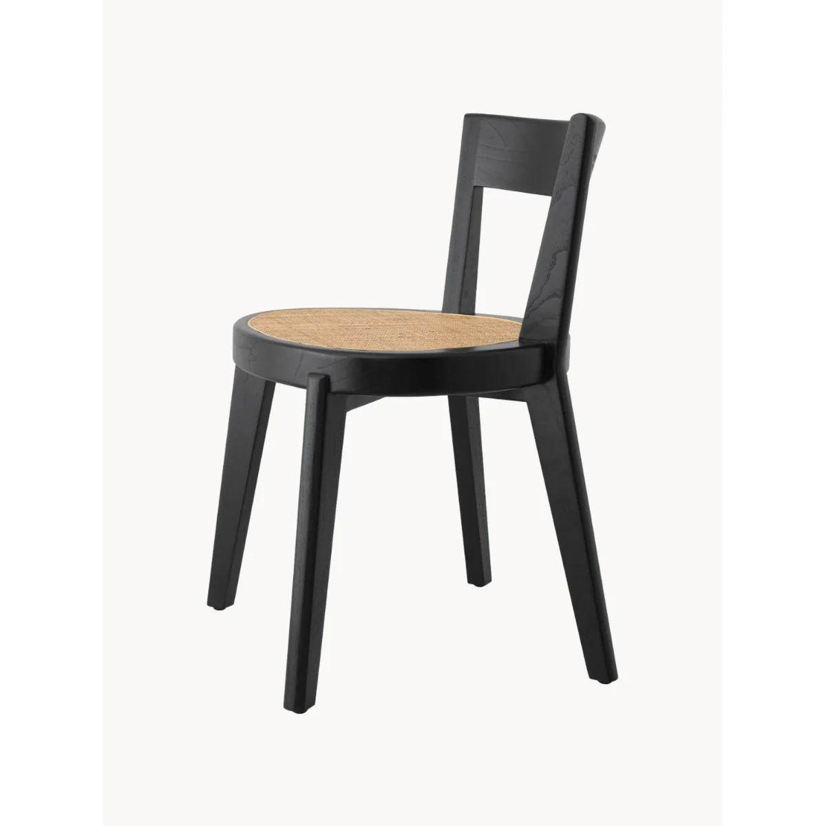 Mindi Wood Dining Chair Alvear with Rattan Seat – image 4