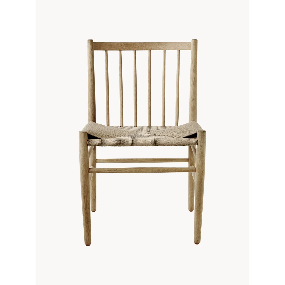 Handwoven Oak Wood Dining Chair J80 – image 4