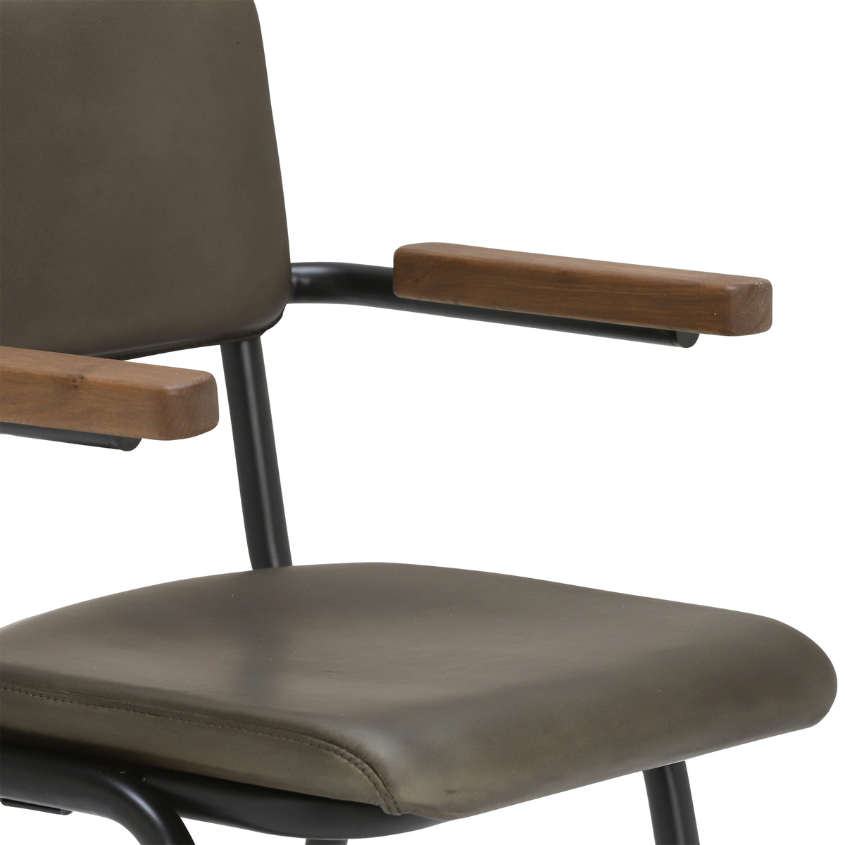 Twyford Leather Barstool with Arms – image 5