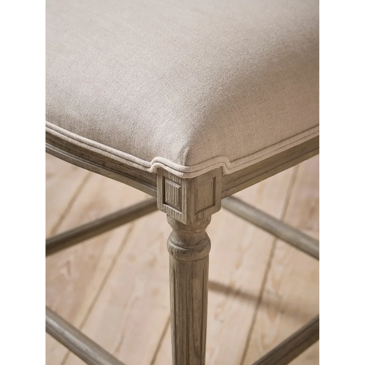 Wicker Back Counter Stool – image 2