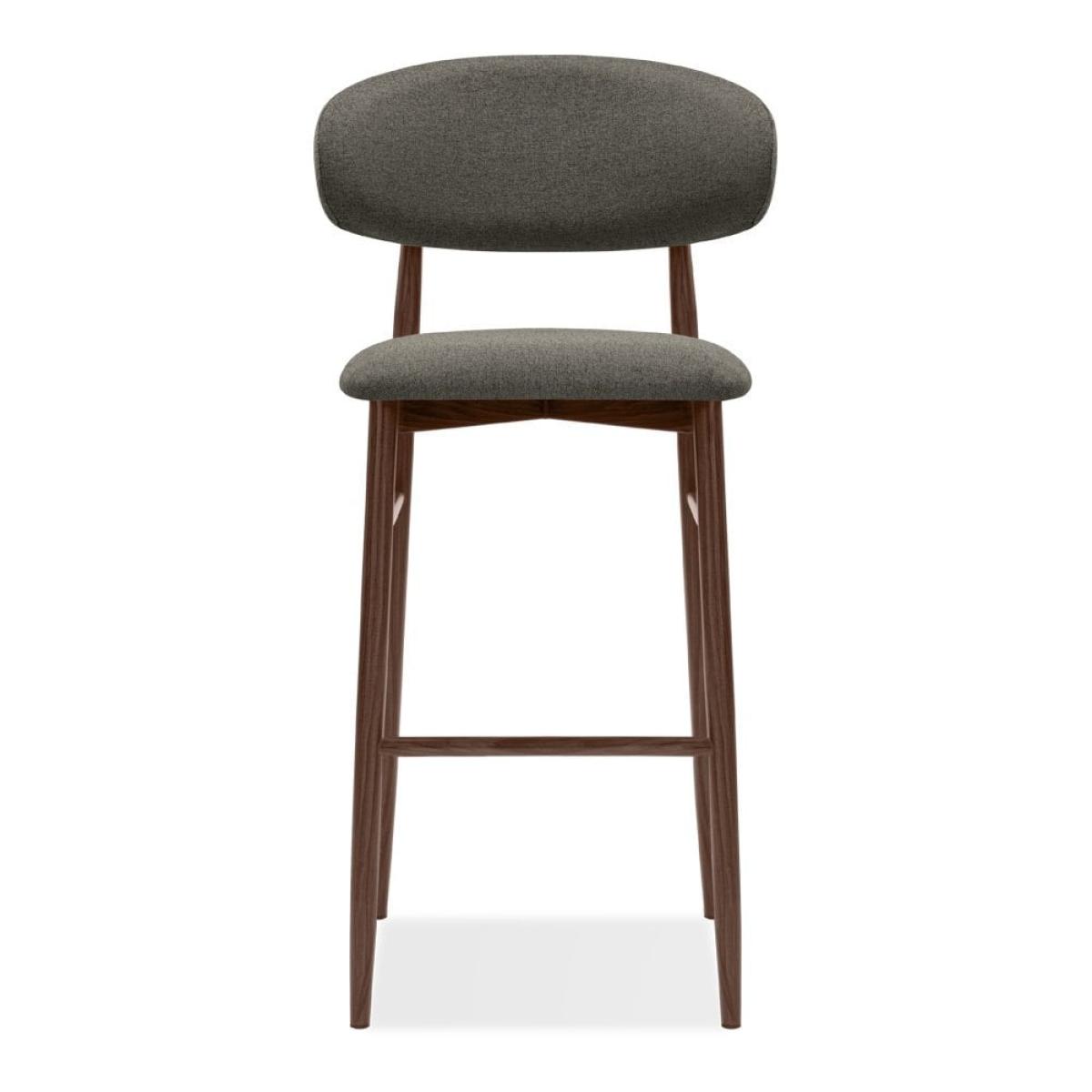 £20  Off  Halston Bar Stool, Speckled Grey Sustainable Fabric – image 4