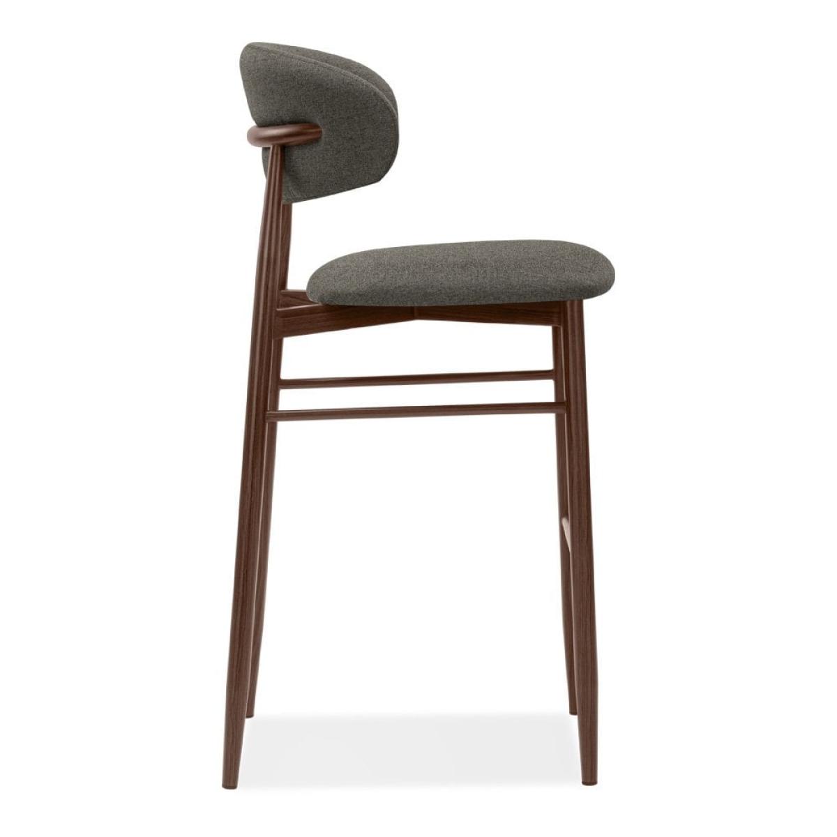£20  Off  Halston Bar Stool, Speckled Grey Sustainable Fabric – image 5