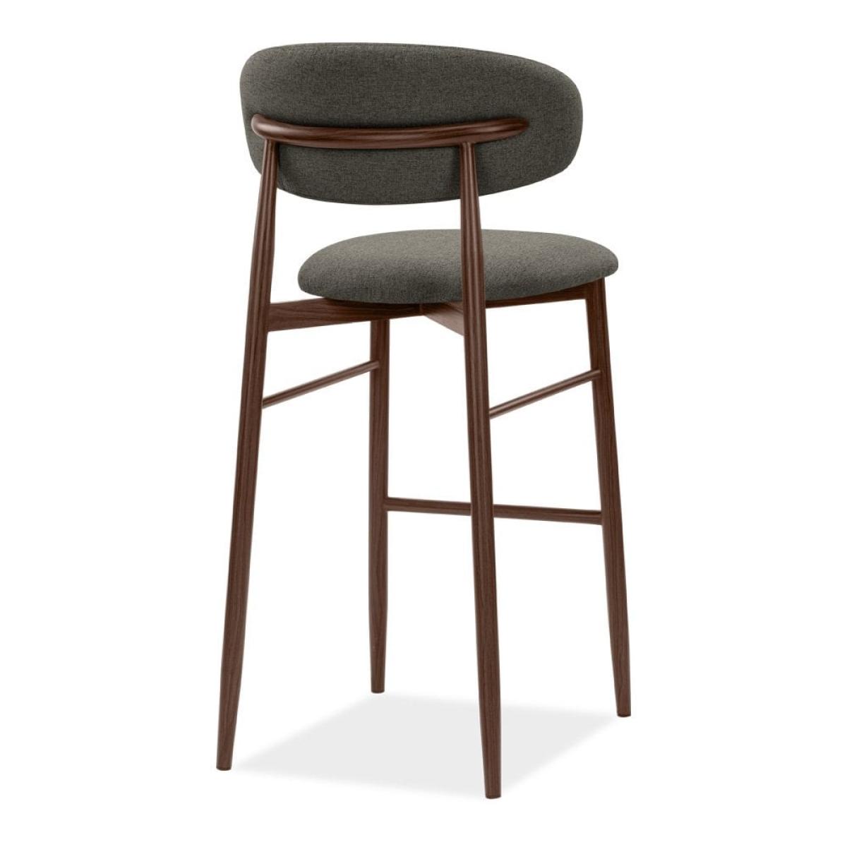 £20  Off  Halston Bar Stool, Speckled Grey Sustainable Fabric – image 6