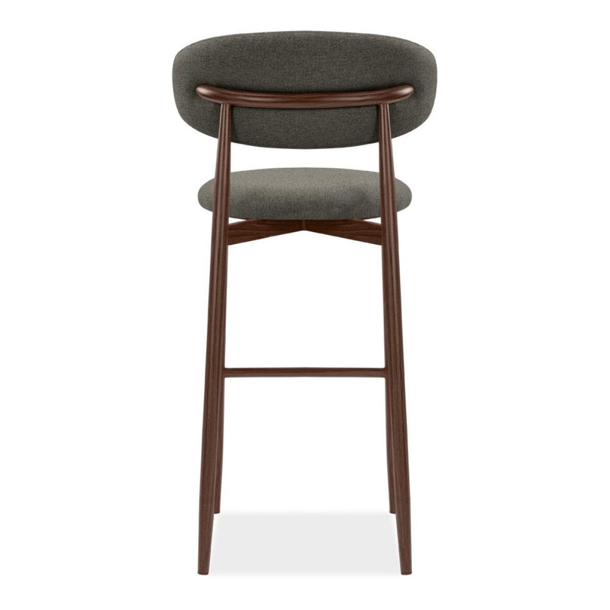 £20  Off  Halston Bar Stool, Speckled Grey Sustainable Fabric – image 7
