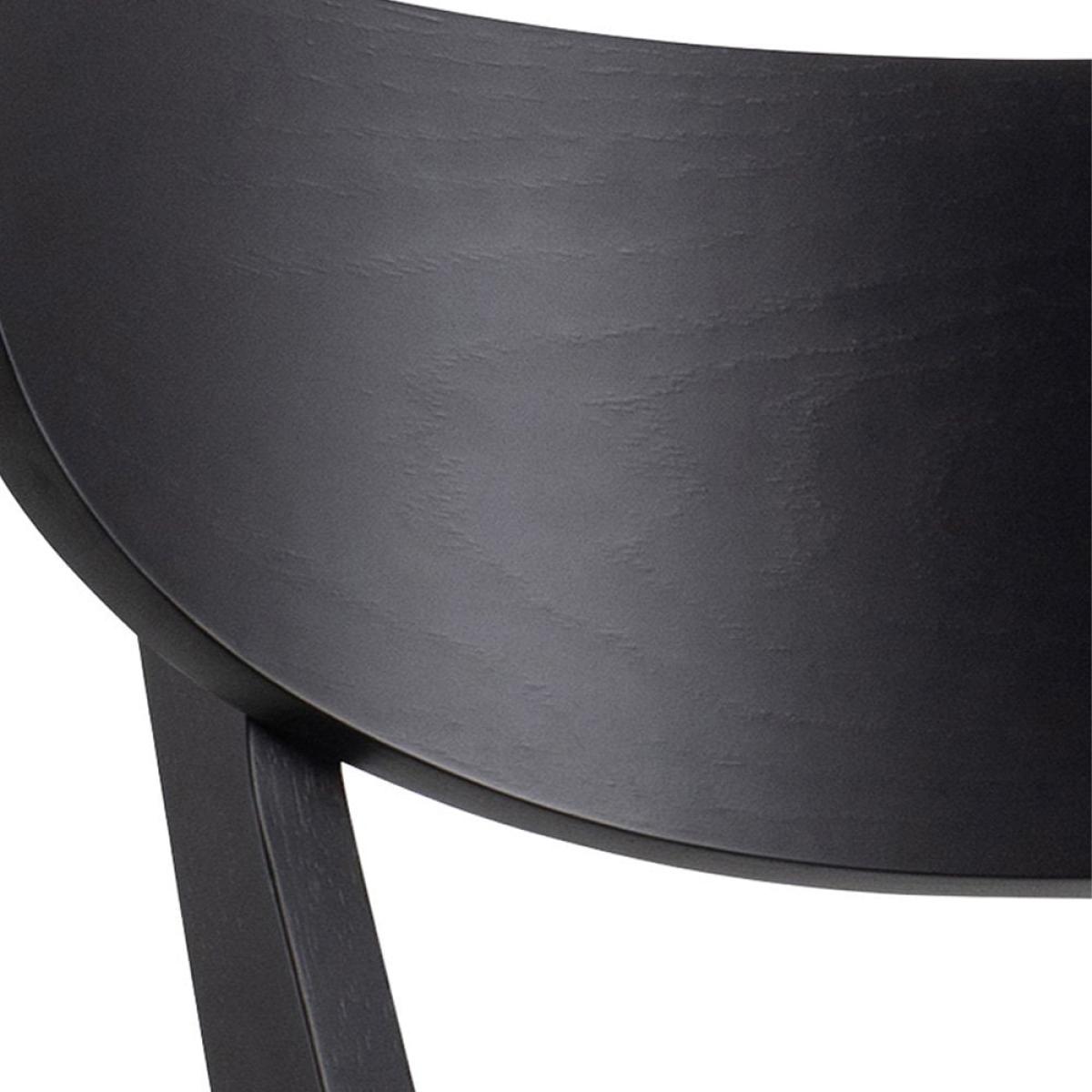 Roxby Wooden Bar Stool, Black – image 8