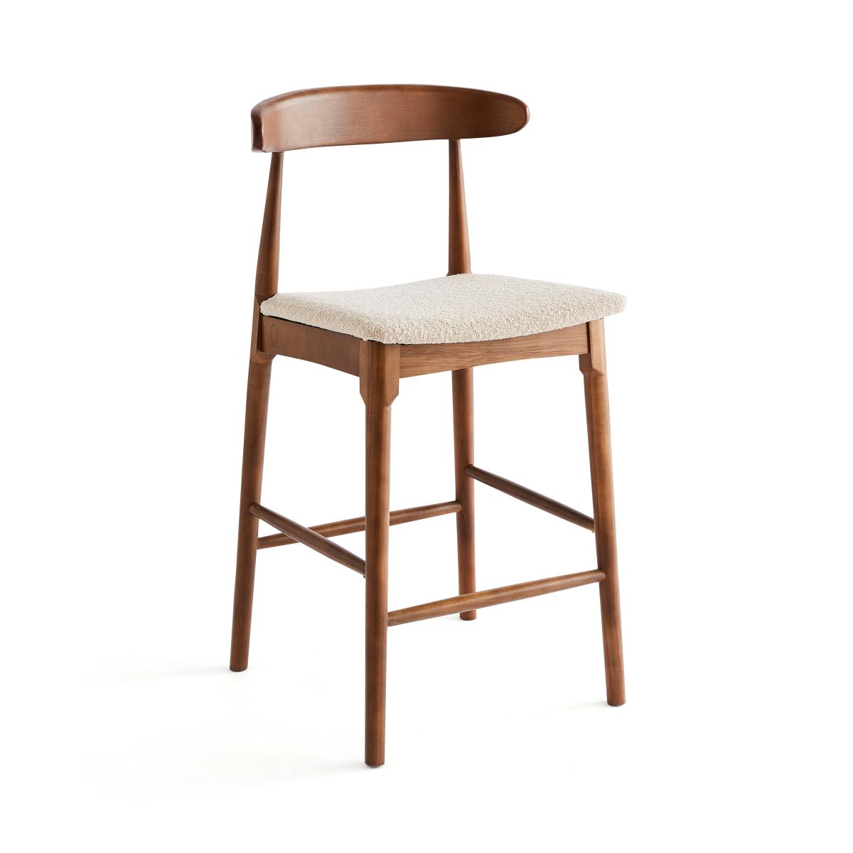 Elements Alva Bar Height Stool, Warm Sand Boucle Brown – image 5