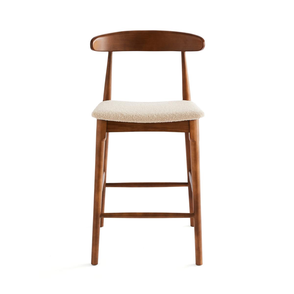 Elements Alva Bar Height Stool, Warm Sand Boucle Brown – image 6