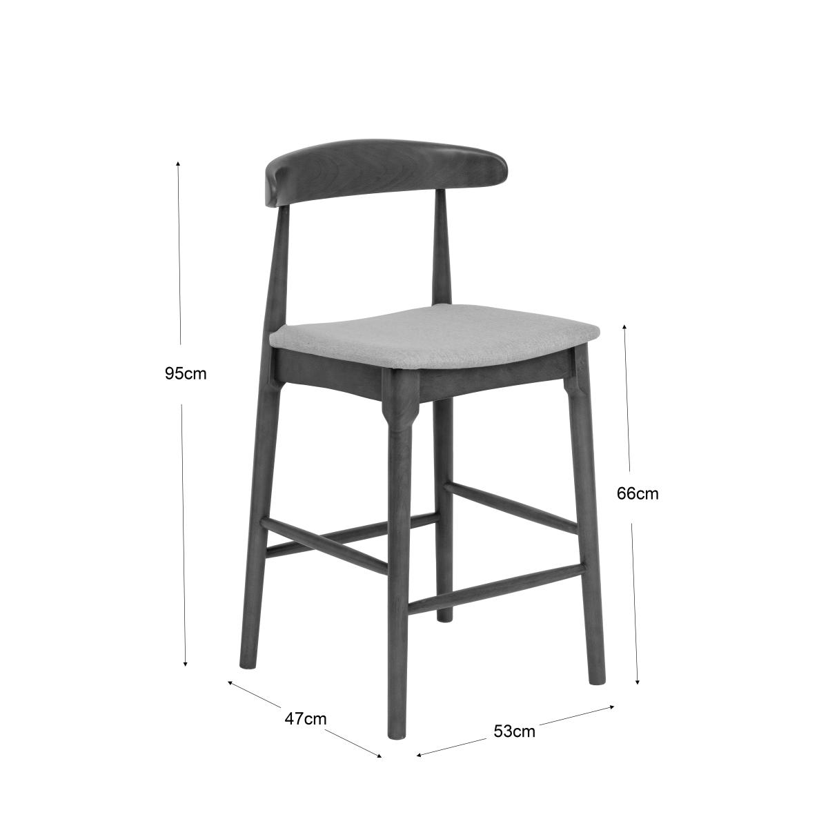 Elements Alva Bar Height Stool, Warm Sand Boucle Brown – image 7