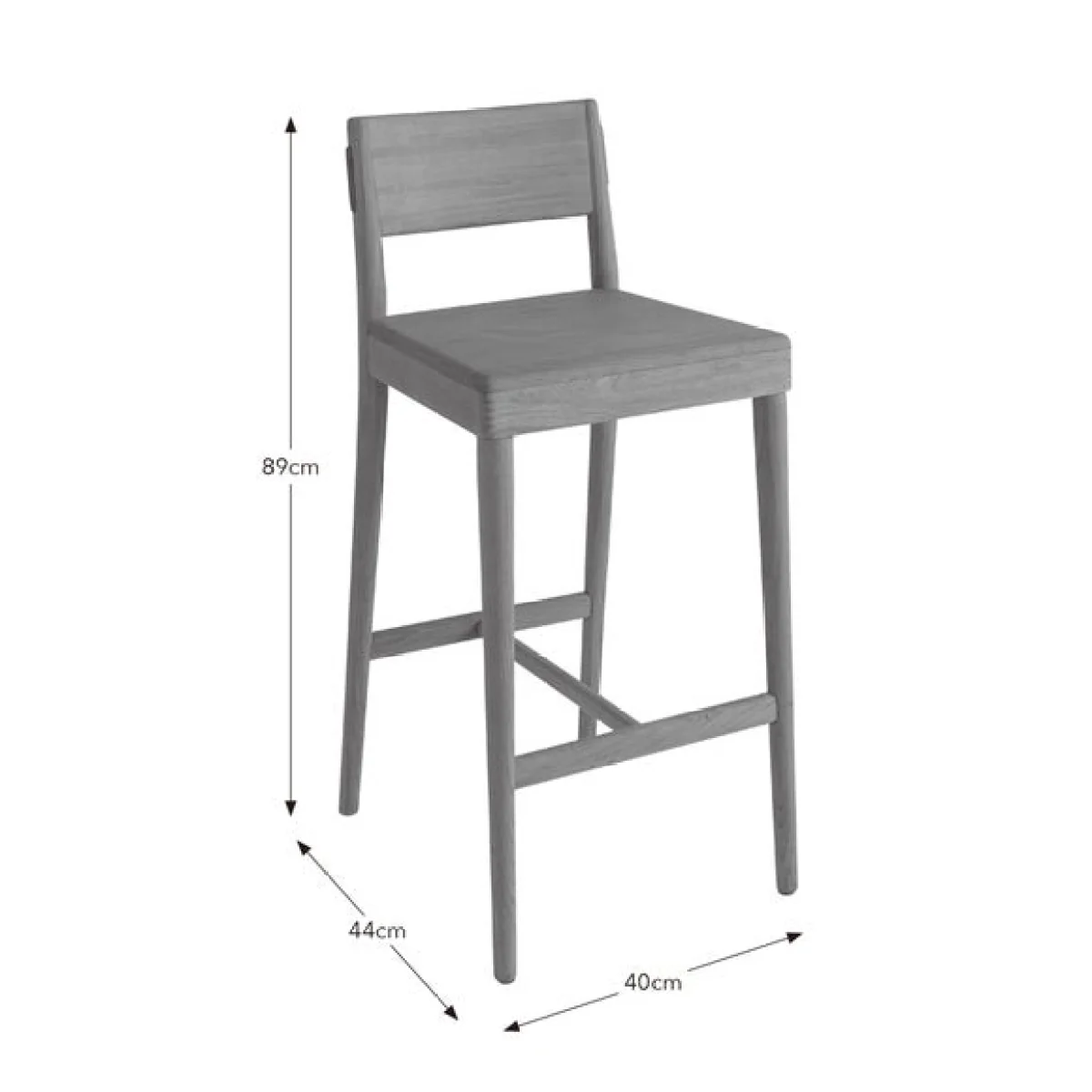 Dorothea Barstool, Oak – image 7